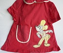 Красное Детское платье 80-е годы
