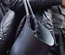 Кожаная сумка Side Handle Bag Blsck A90430