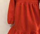 Флисовое платье « морковка»