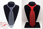 Ажурный бисерный галстук. Бесплатная доставка