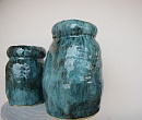 Керамические вазы ручной лепки. Словно пена морская
