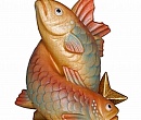 Деревянная  резная фигурка Знак зодиака Рыбы