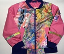 Летняя куртка-бомбер для девочки Все цвета радуги