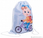 Рюкзак «Мальчик на велосипеде»