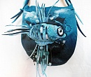 Валяная сумочка «Морская рыбка»