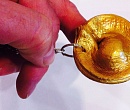 Золотой Пельмень брелок для ключей