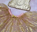 Платье с пайетками, юбка пачка блестящая, комплект на день рождения